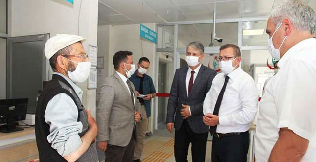 Yozgat Valisi Ziya Polat, Covid-19 salgınına karşı, Boğazlıyan Devlet Hastanesi’nin