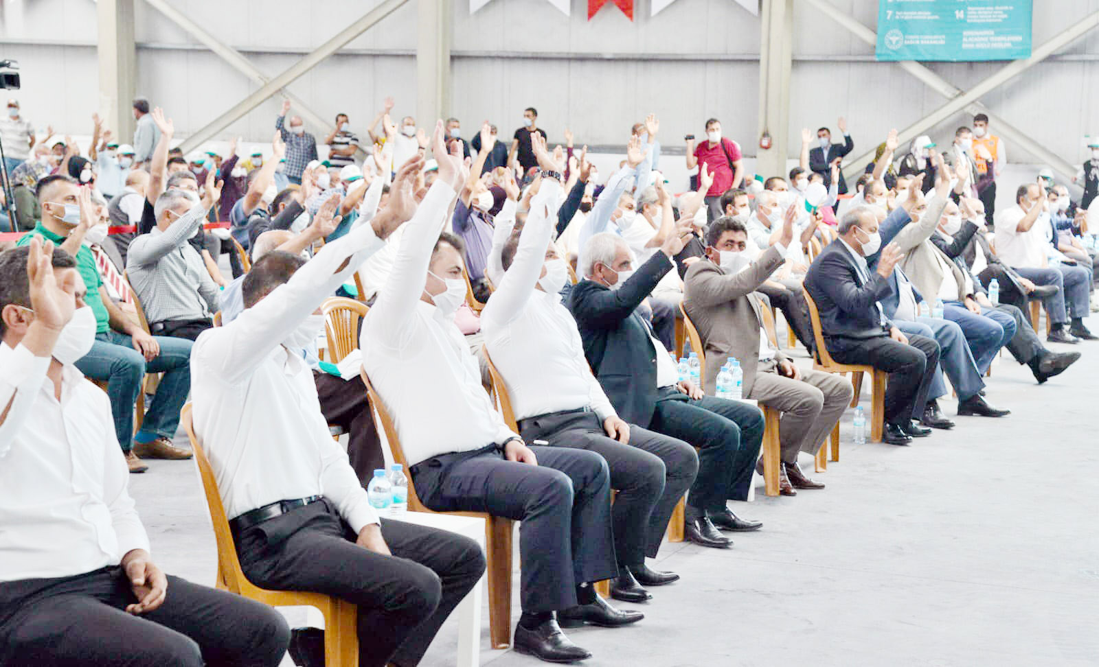 Kayseri Pancar Ekicileri Kooperatifi 67. Olağan Mali Genel Kurulu'nda konuşan