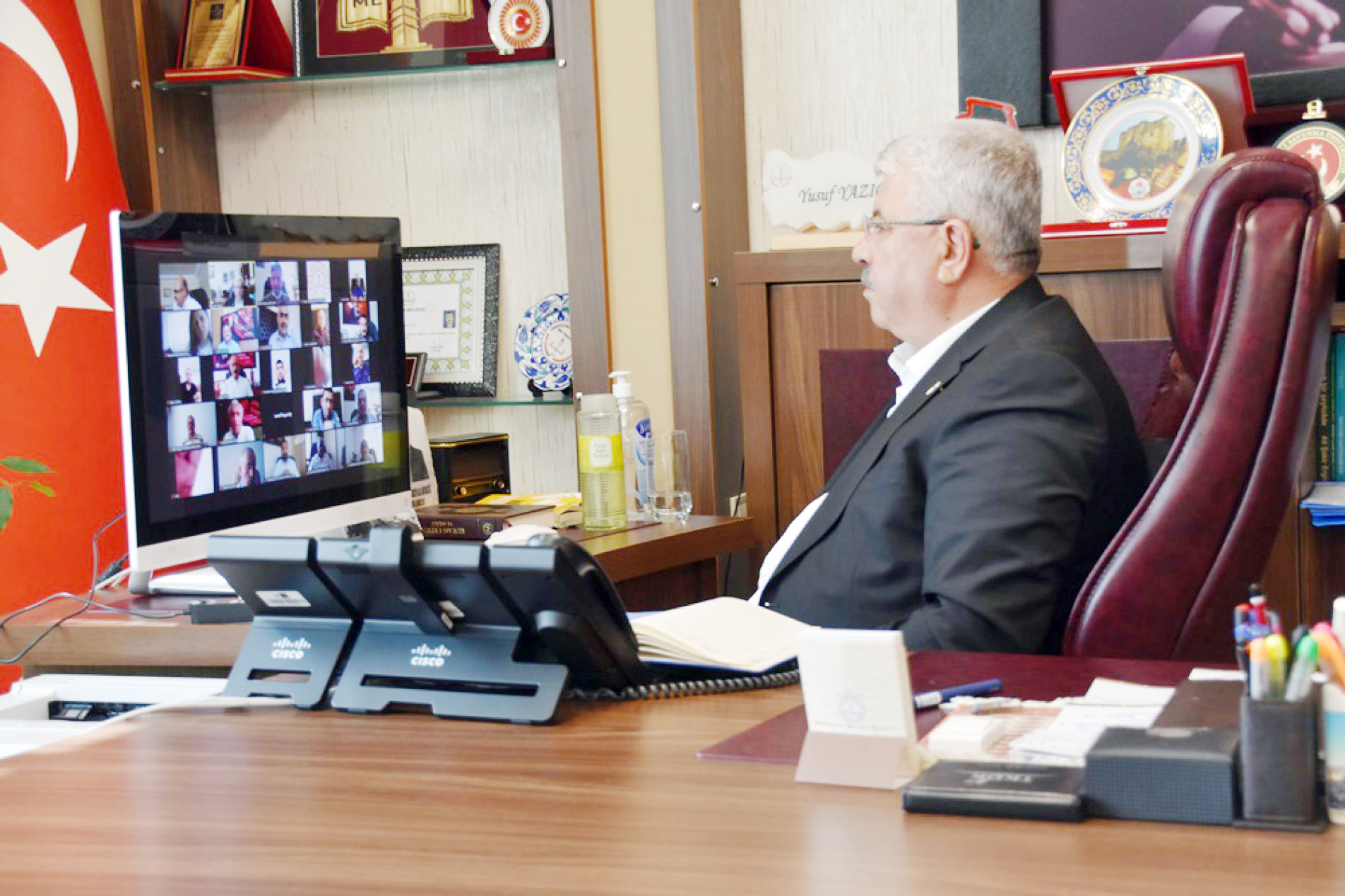 Yozgat İl Milli Eğitim Müdürü Yusuf Yazıcı, Başkanlığında müdürlük yöneticileri