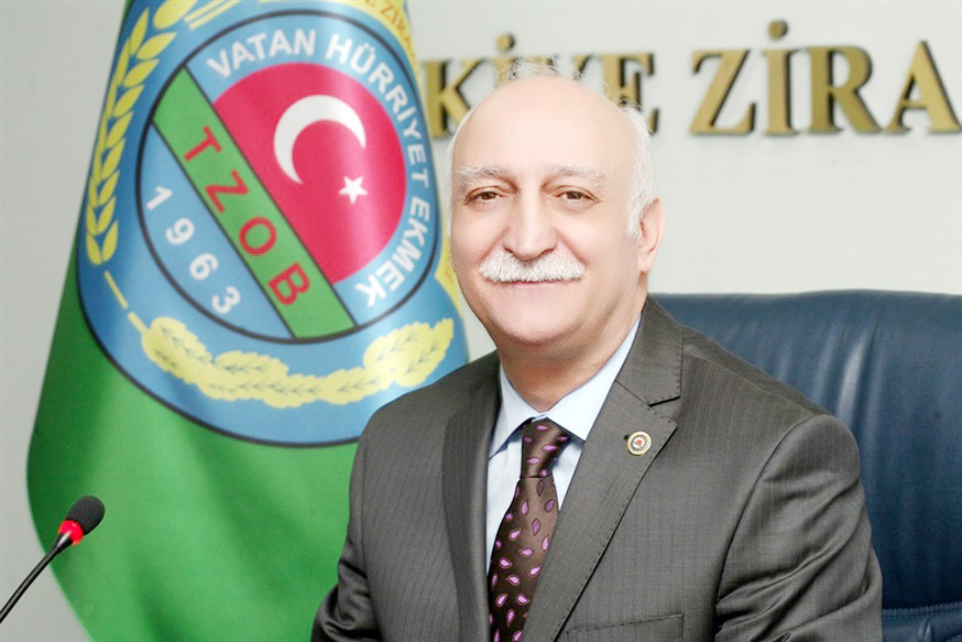 Türkiye Ziraat Odaları Birliği (TZOB) Genel Başkanı Şemsi Bayraktar, yem