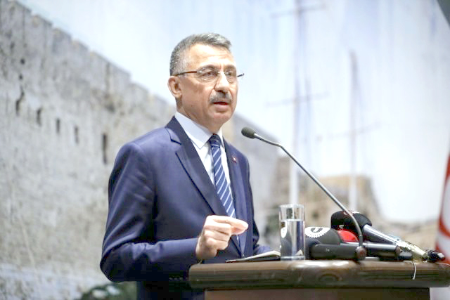 Cumhurbaşkanı Yardımcısı Fuat Oktay, "ABD'nin Kıbrıs'ın güneyindeki Rum Kesimi'ne silah