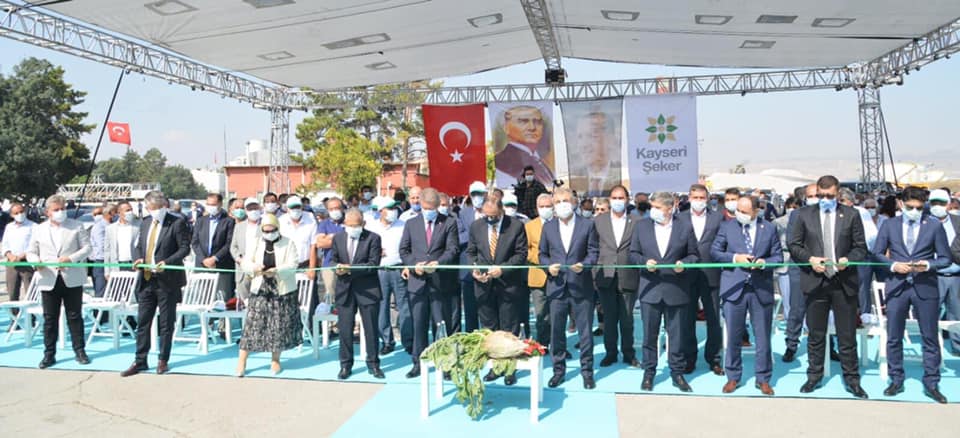 Kayseri Şeker Fabrikası'nın 66. pancar alım kampanya açılışı coşkulu bir