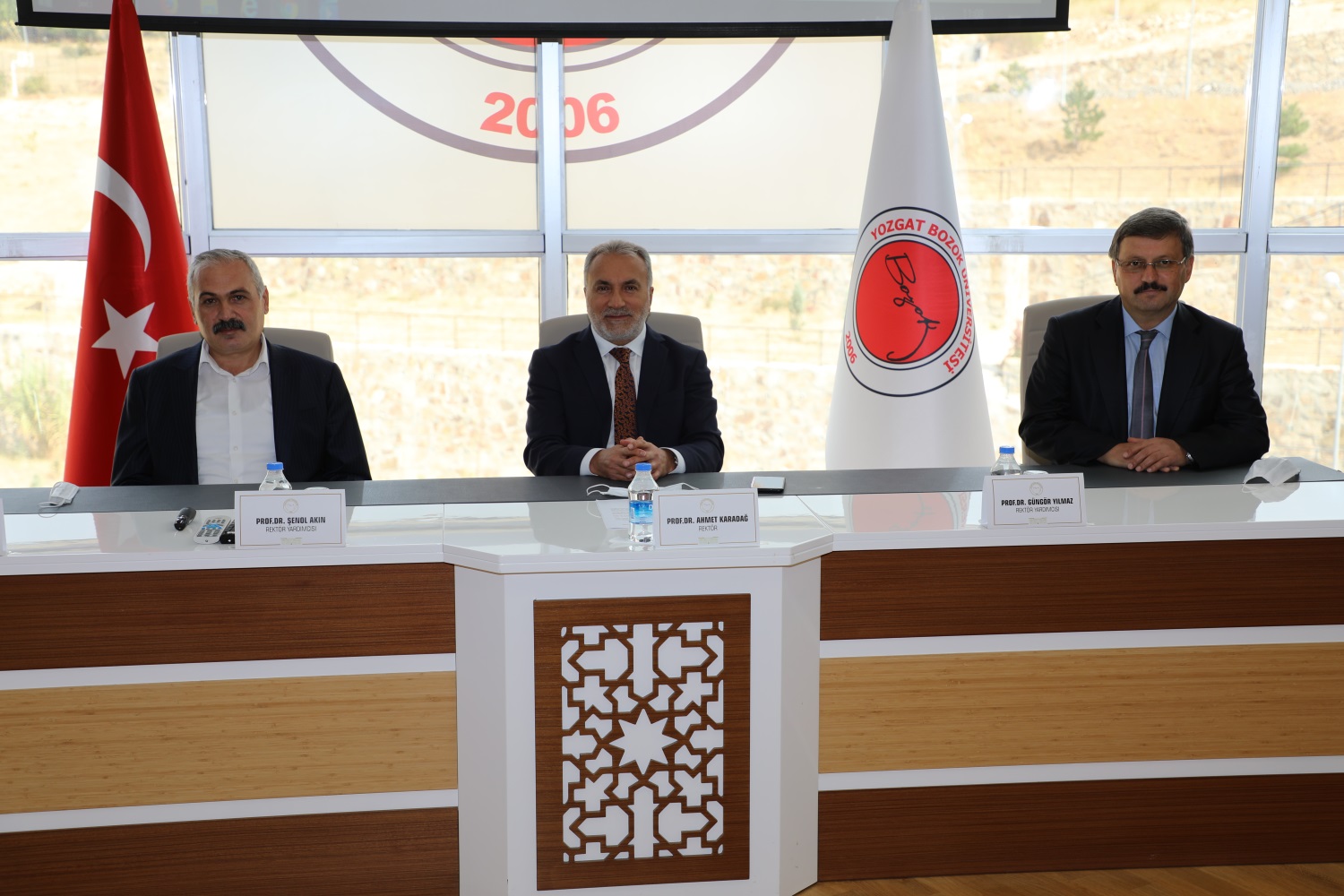Boğazlıyan Belediye Başkanı Gökhan Coşar, Yozgat Bozok Üniversitesi Rektörü Prof.