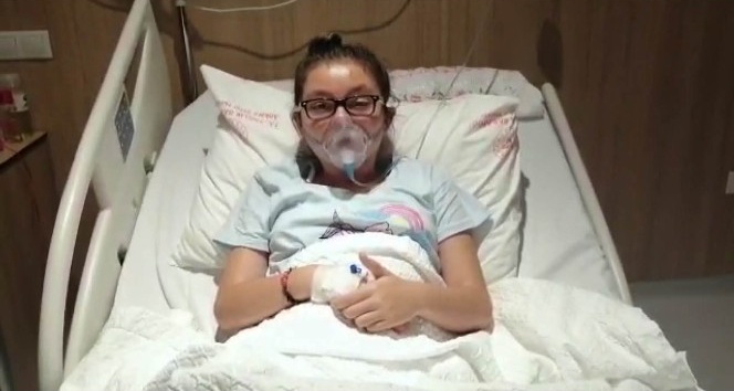 Yozgat’ta korona virüse yakalanan 13 yaşındaki diyabet hastası Sude Erdoğan,