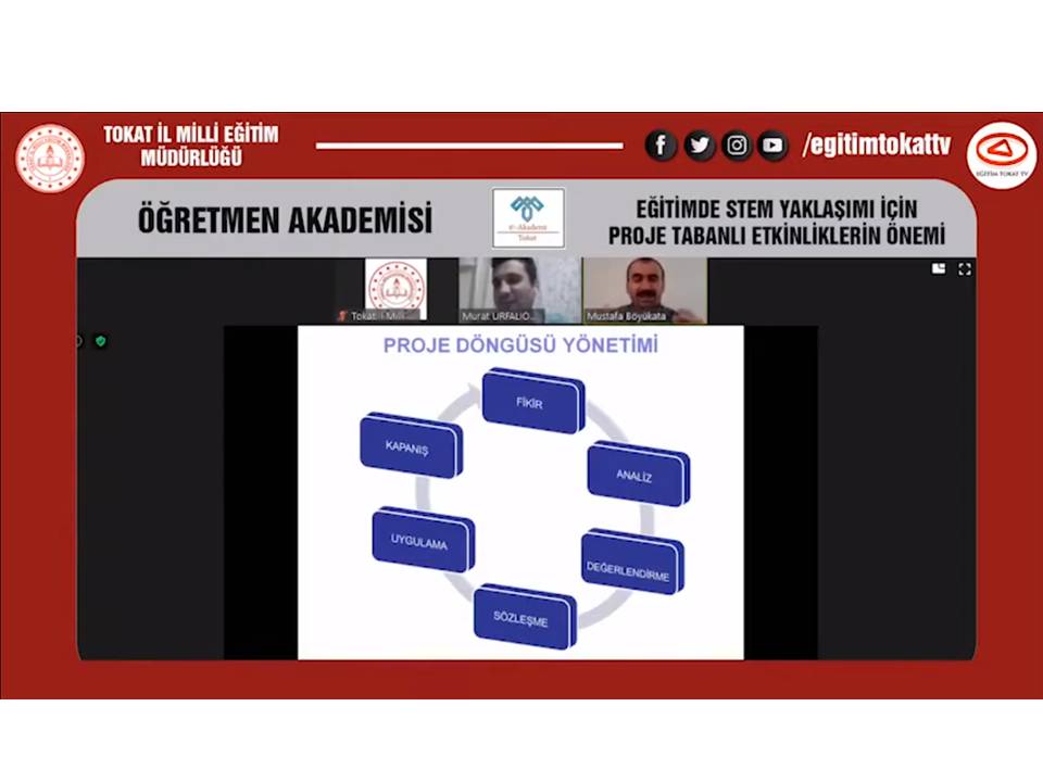 YOBÜ Öğretim Üyesi Mustafa Böyükata tarafından Tokat İl Milli Eğitim