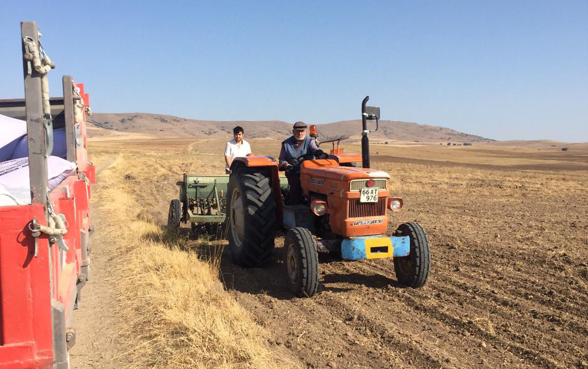 Türkiye’nin tahıl ambarı olarak bilinen illerin başında gelen Yozgat’ta çiftçiler