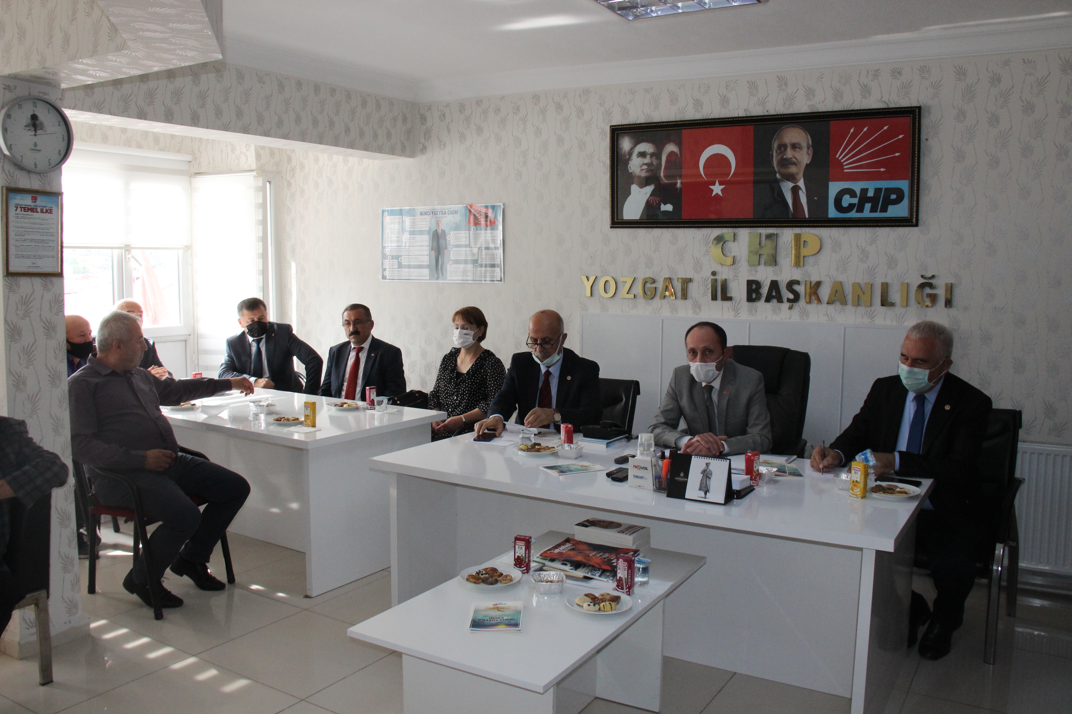 Cumhuriyet Halk Partisi Yozgat Milletvekili Ali Keven ve Tokat Milletvekili