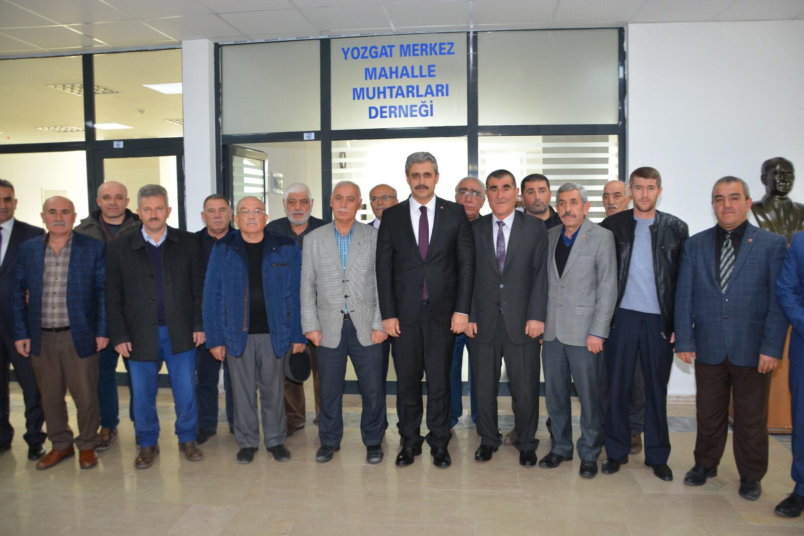 Yozgat Belediye Başkanı Celal Köse, 19 Ekim Muhtarlar Günü dolayısıyla