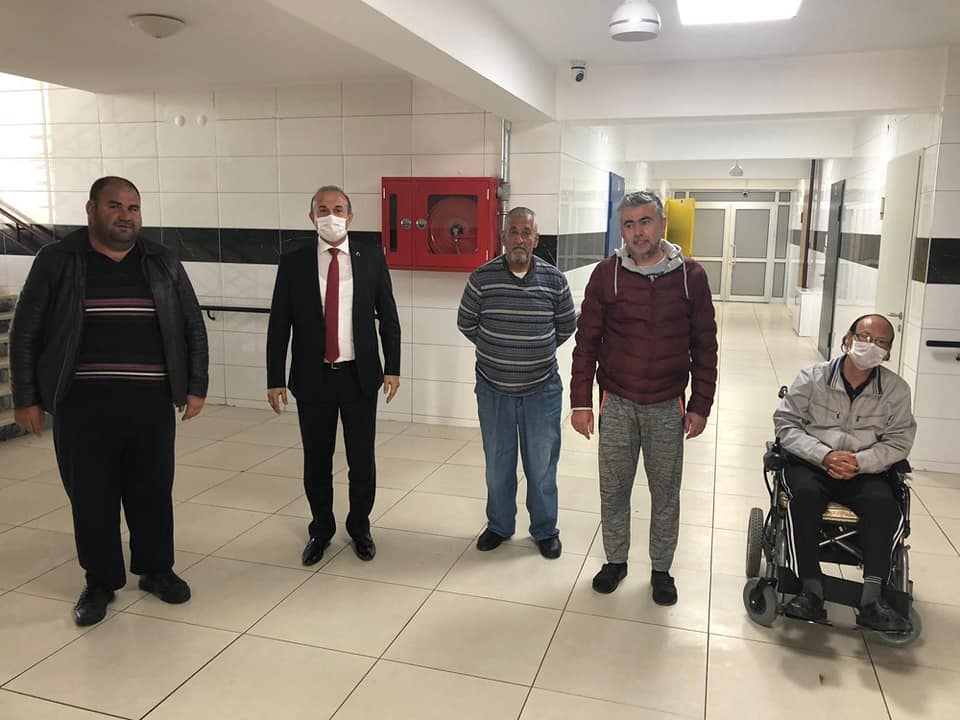 Yozgat’ta Kovit-19 salgını sürecinde açılan Özel Çamlık Bakım Merkezi yaşlı