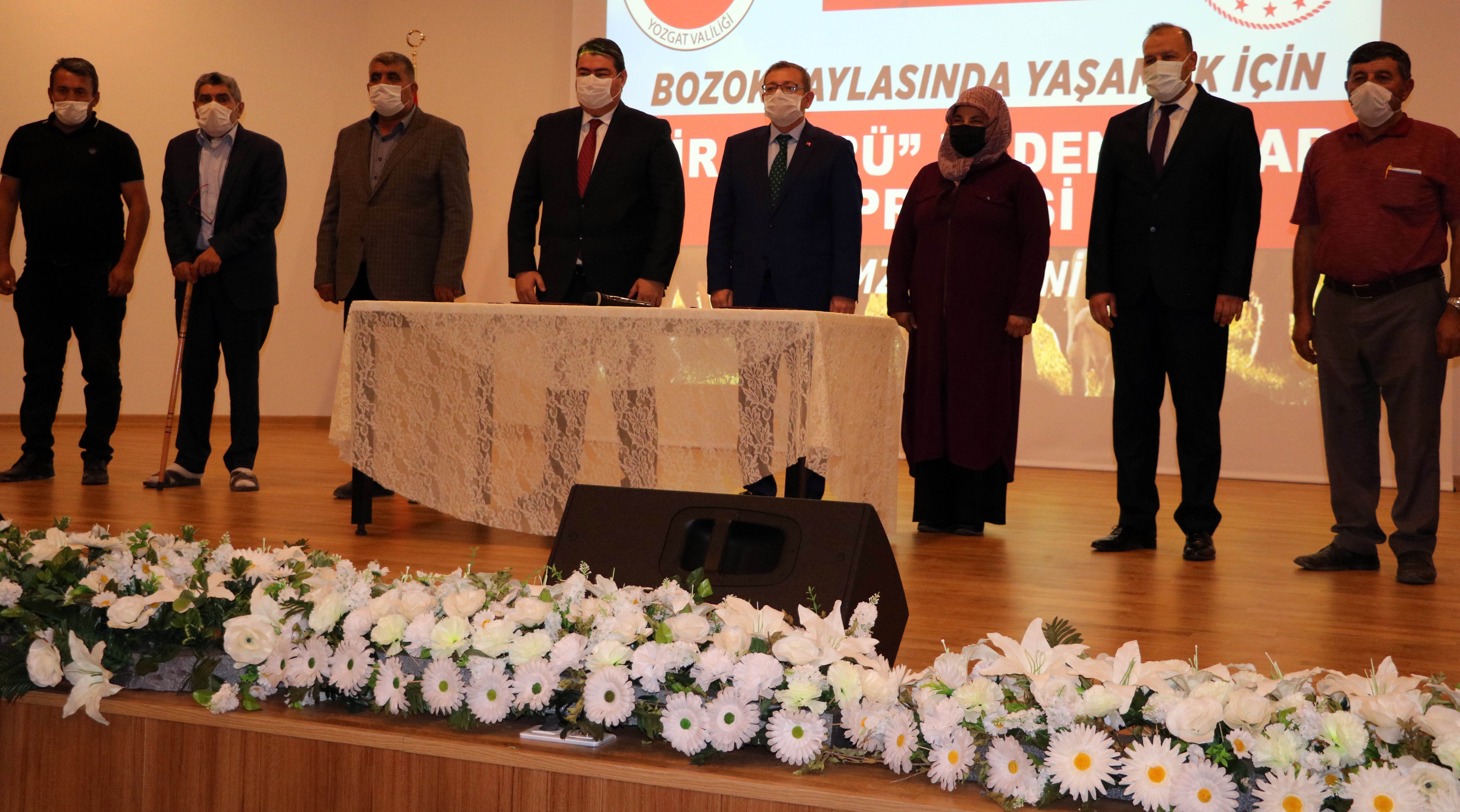 Yozgat’ta köyden kente göçün azaltılması, küçükbaş hayvancılığının geliştirilmesi ve sayısının