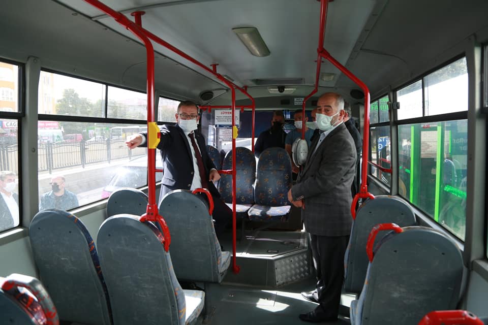 COVID-19 tedbirleri kapsamında şehir içi ve şehirlerarası yolcu taşımacılığı yapılan