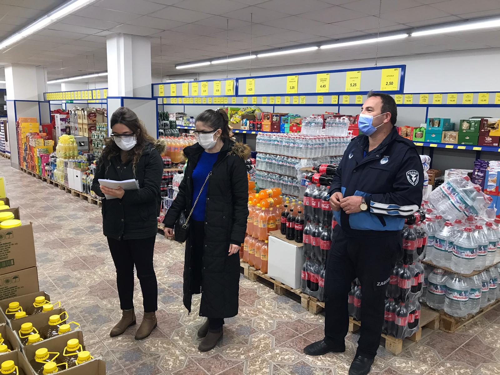 Yozgat’ta Kovid-19 salgınına karşı denetimler aralıksız sürdürülüyor.
