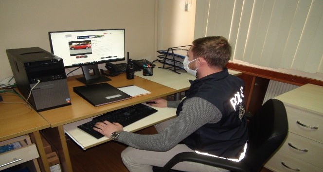 Yozgat Emniyet Müdürlüğü, ikinci el alışveriş sitelerine yükledikleri ürünleri değerinden