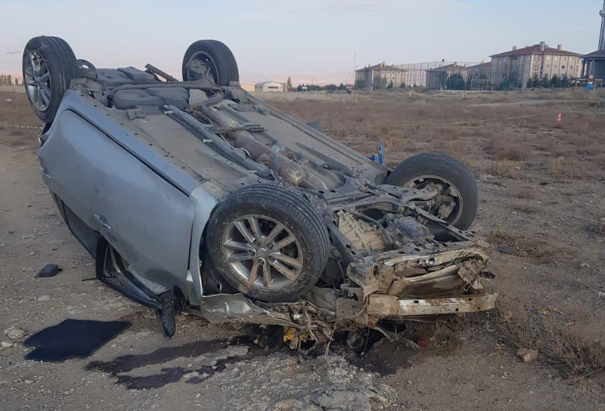 Yozgat'ın Boğazlıyan ilçesinde meydana gelen trafik kazasında iki polis memuru