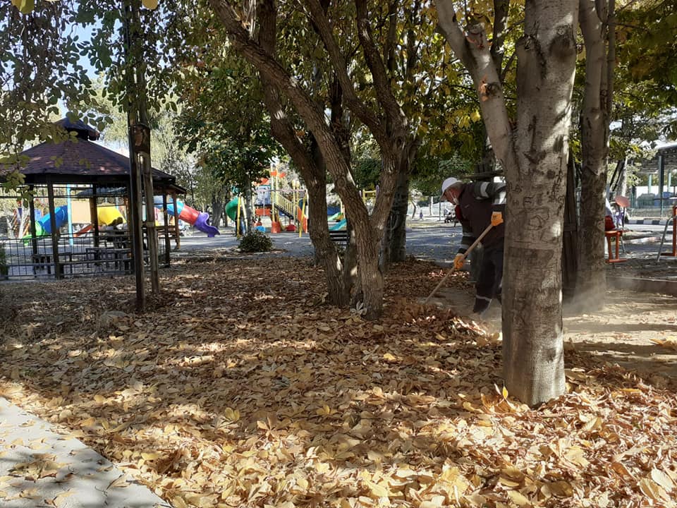 Sorgun Belediyesi Kış mevsimi öncesi ilçe genelinde ki parklarda kapsamlı