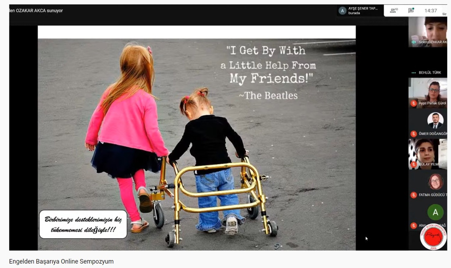 Yozgat Bozok Üniversitesi Sağlık Bilimleri Fakültesi tarafından “Engelden Başarıya” konulu