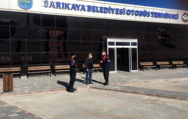Sarıkaya İlçe Jandarma Komutanlığı trafik ekiplerince ilçe merkez ve köy