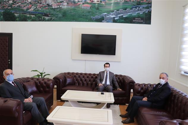 Yozgat İl Müftüsü Salih Sezik Şefaatli ilçe müftülüğünü ziyaret ederek