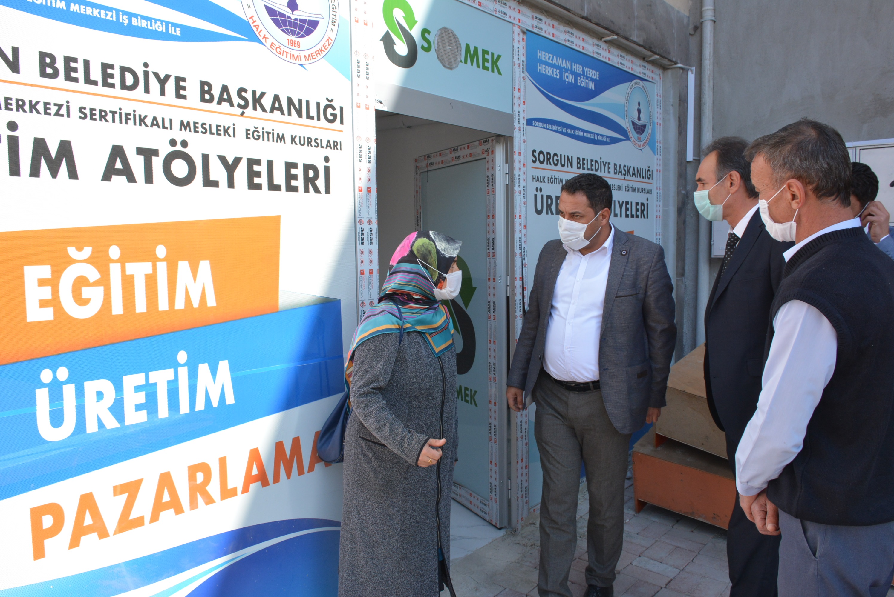 Sorgun Belediyesi ve halk eğitim merkezi iş birliği ve İŞKUR