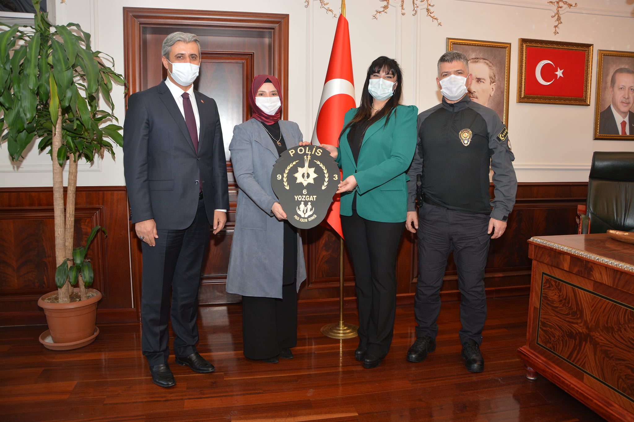 Yozgat İl Emniyet Müdürü Murat Esertürk ve Polis Eşleri Dernek