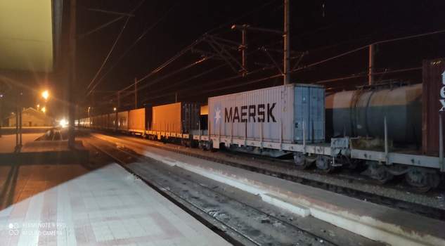 Türkiye'den Çin'e ihraç ürün taşıyan ve 8 bin 693 kilometre