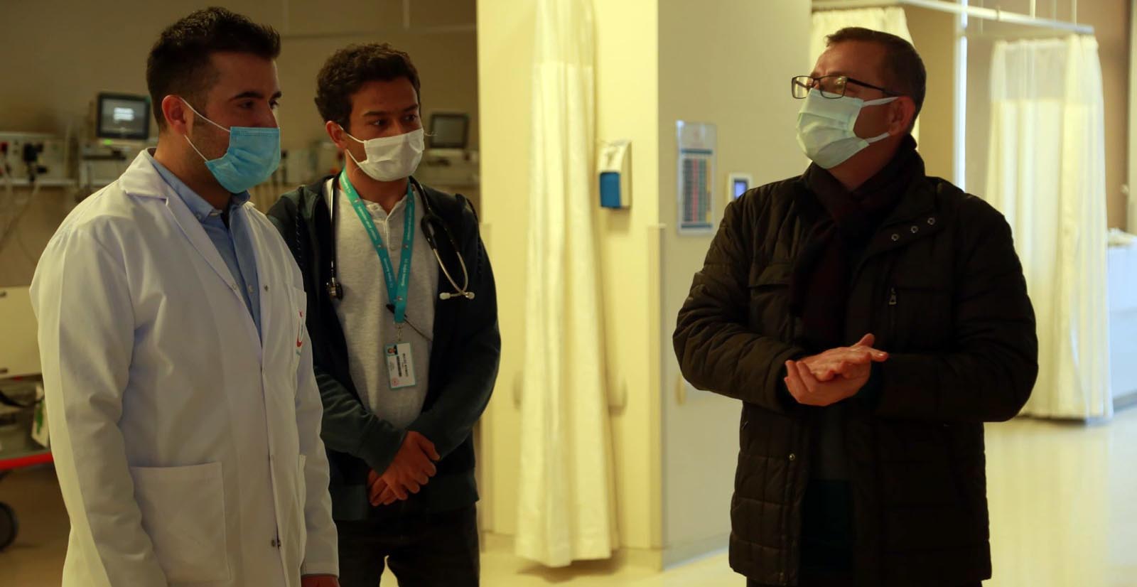 Yozgat Valisi Ziya Polat, sokağa çıkma kısıtlamasında kesintisiz hizmet veren