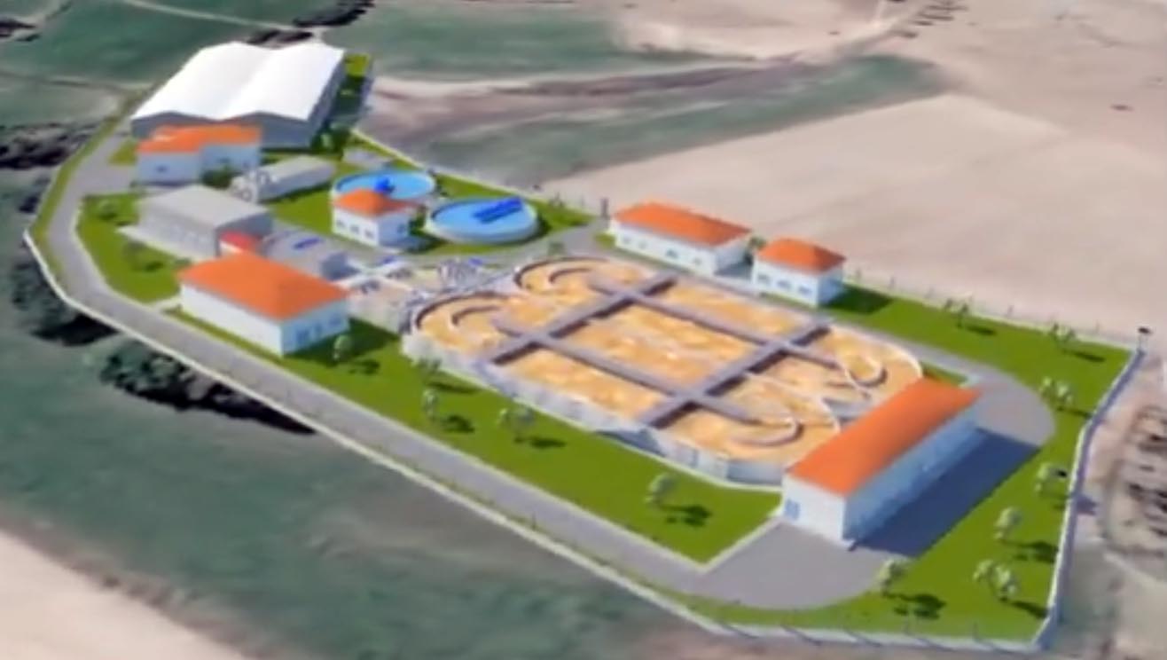 Sorgun Belediyesi tarafından ilçeye kazandırılacak olan biyolojik atık su arıtma