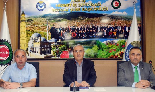 Hizmet-İş Sendikası Yozgat Şube Başkanı, Hak-İş İl Başkanı Ferman Zararsız