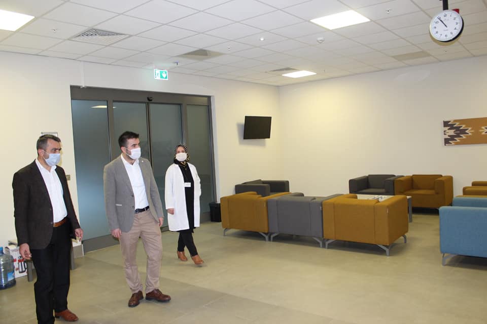 Yozgat Şehir Hastanesi Başhekimi Uzm. Dr. Mustafa Kozan ve yönetimi