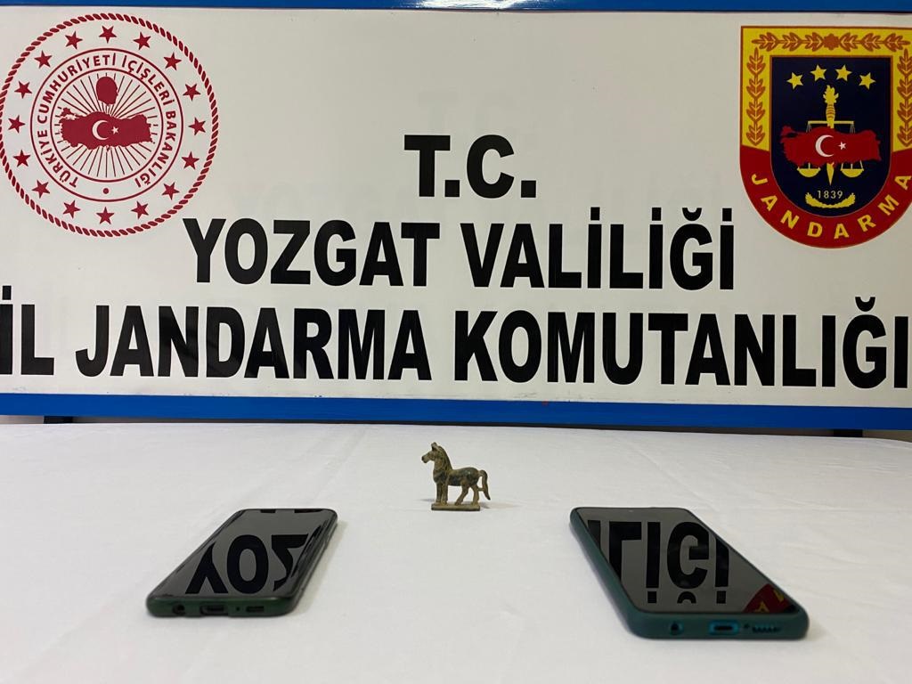 Yozgat’ta son günlerde artan tarihi eser kaçakçılığı olaylarına bir yenisi