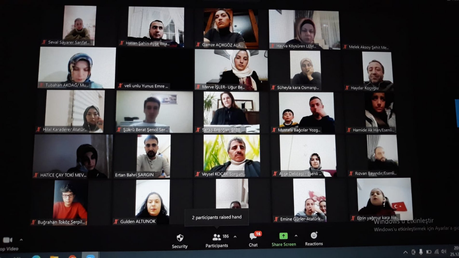 20-27 Aralık Mehmet Akif Esoy'u Anma Haftası nedeniyle Yozgat’ta çevrim