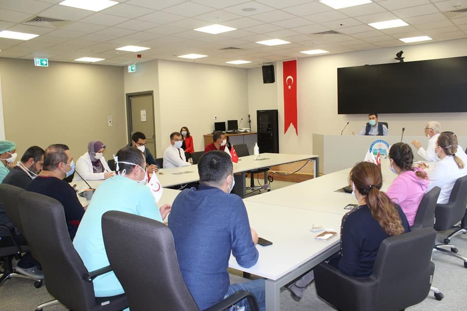 Yozgat Şehir Hastanesinde Pandemi Kurul Toplantısı Başhekim Uzm. Dr. Mustafa