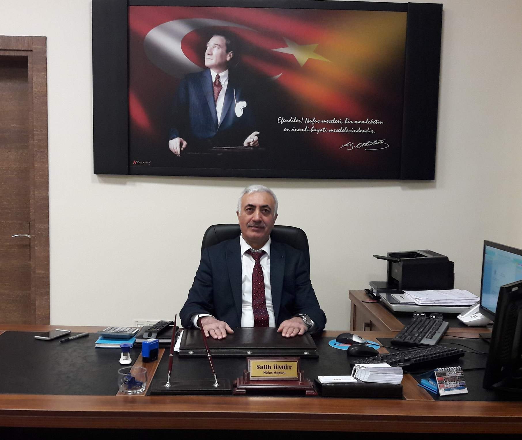 Yozgat Merkez İlçe Nüfus Müdürü Salih Ümüt, hayattaki en acı