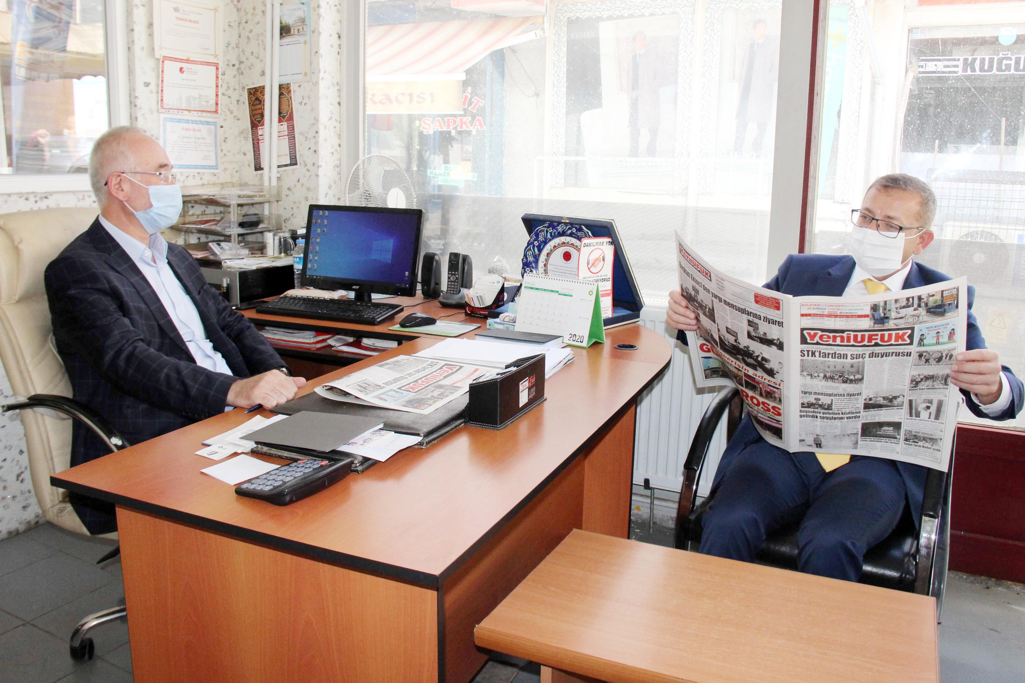 Gazetemiz Sahibi Bekir Çaylak, 2021 yılı için Yozgat Valisi Ziya