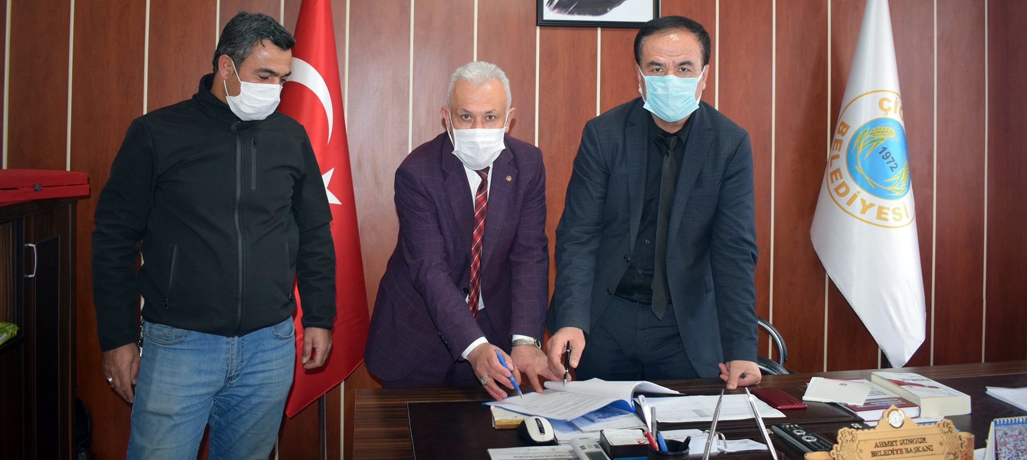 Hizmet-İş Sendikası Yozgat Şube Başkanı Ferman Zararsız, Çiğdemli Belediyesinde çalışan