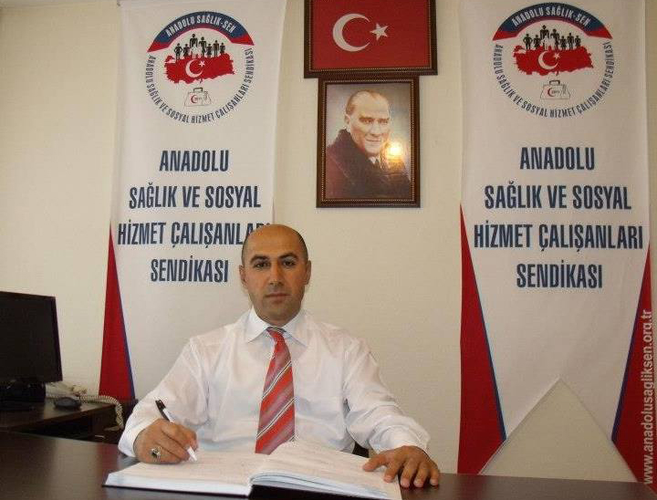 Anadolu Sağlık Sen Genel Başkanı Necip Taşkın, 10 Ocak Çalışan