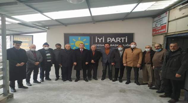DEVA Partisi Yozgat İl Başkanı İsmail Yılmaz, beraberinde Merkez İlçe