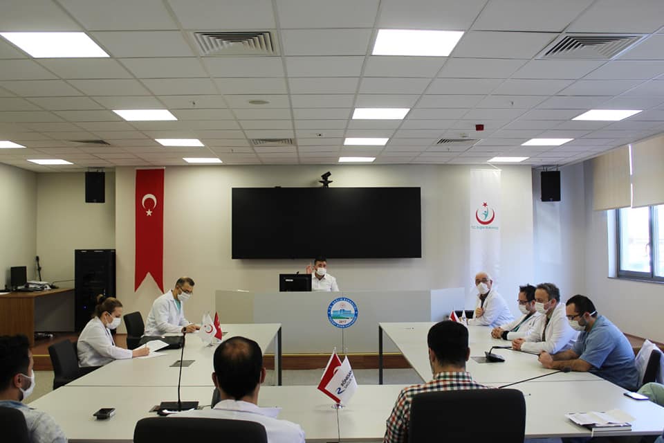 Yozgat Şehir Hastanesinde 2021 Yılı Ocak Ayı Pandemi Kurul Toplantısı