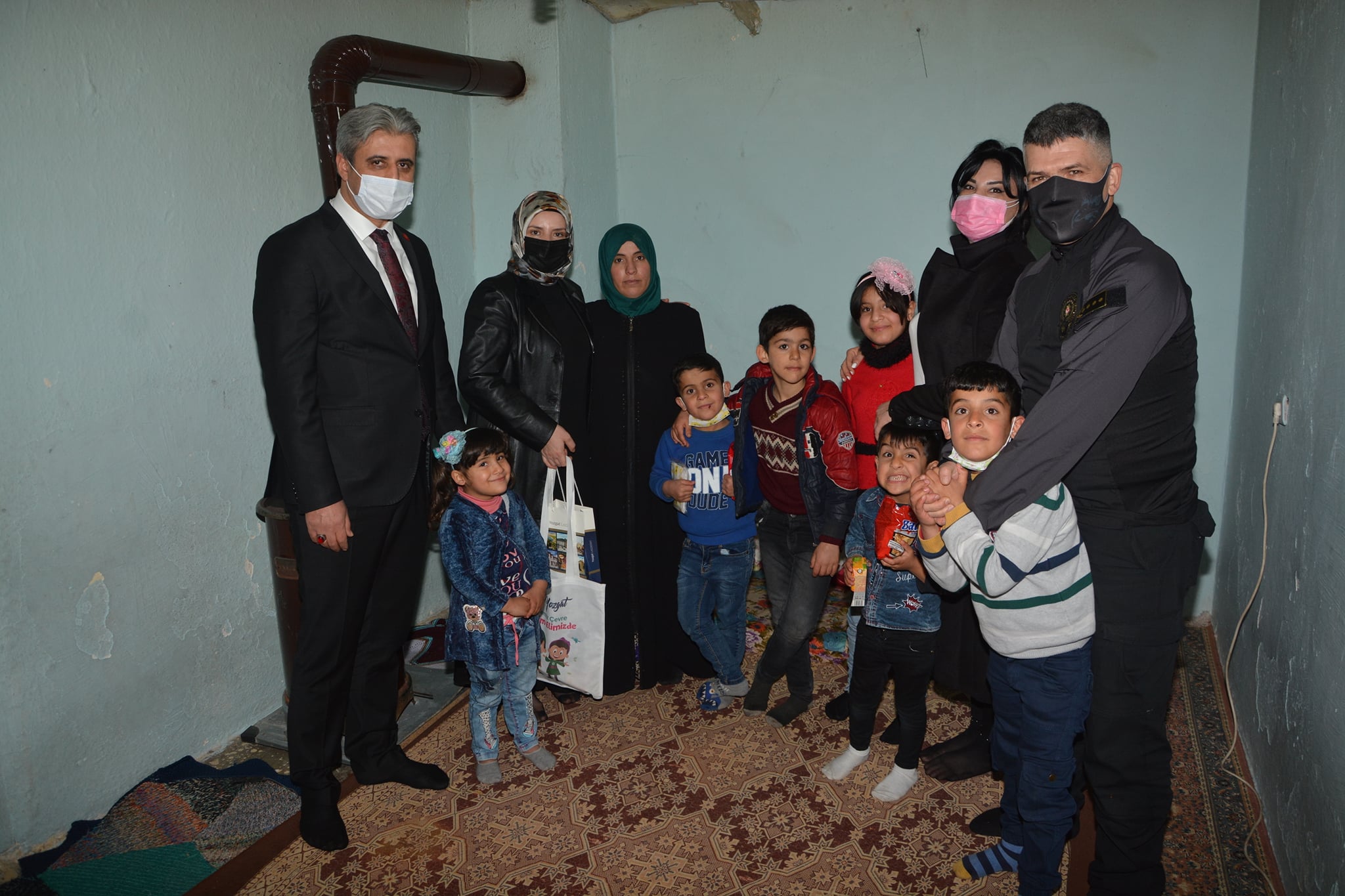 Yozgat Belediye Başkanı Celal Köse, beraberinde İl Emniyet Müdürü Murat