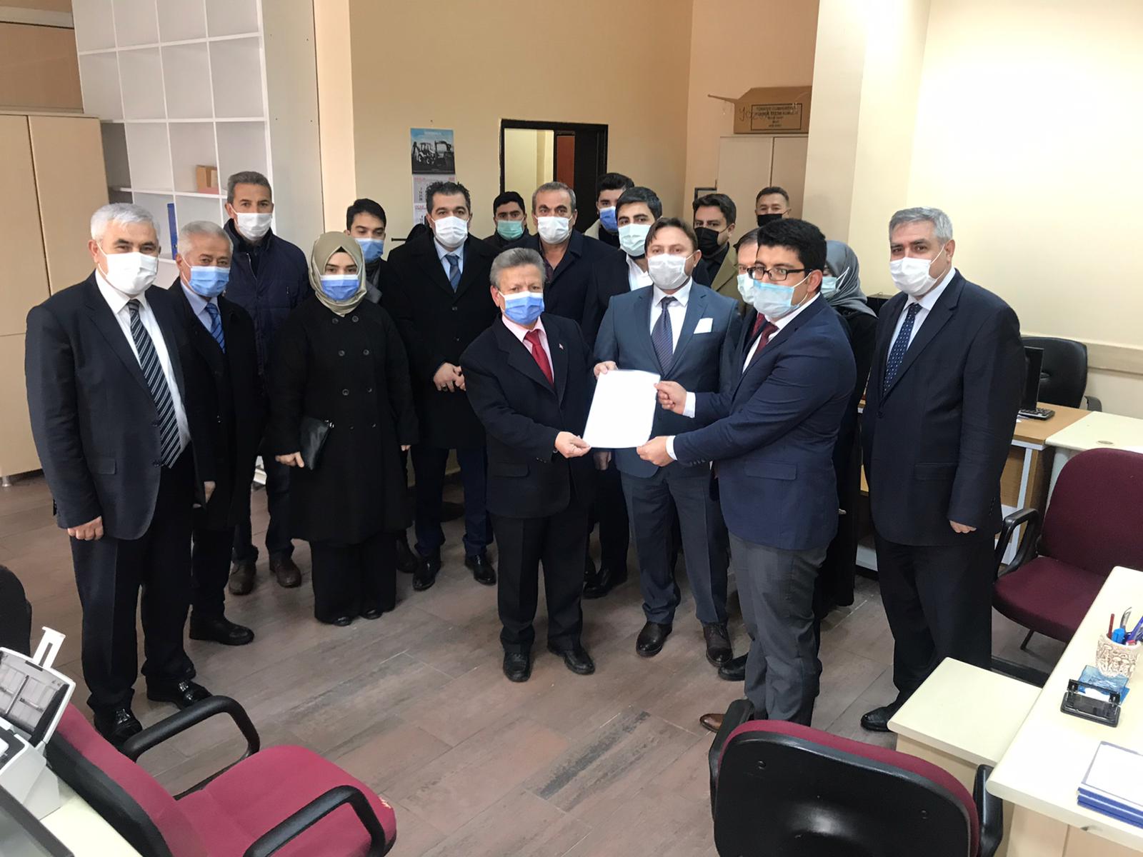 AK Parti Yozgat İl Başkanı Yusuf Başer, İl Seçim Kurulundan