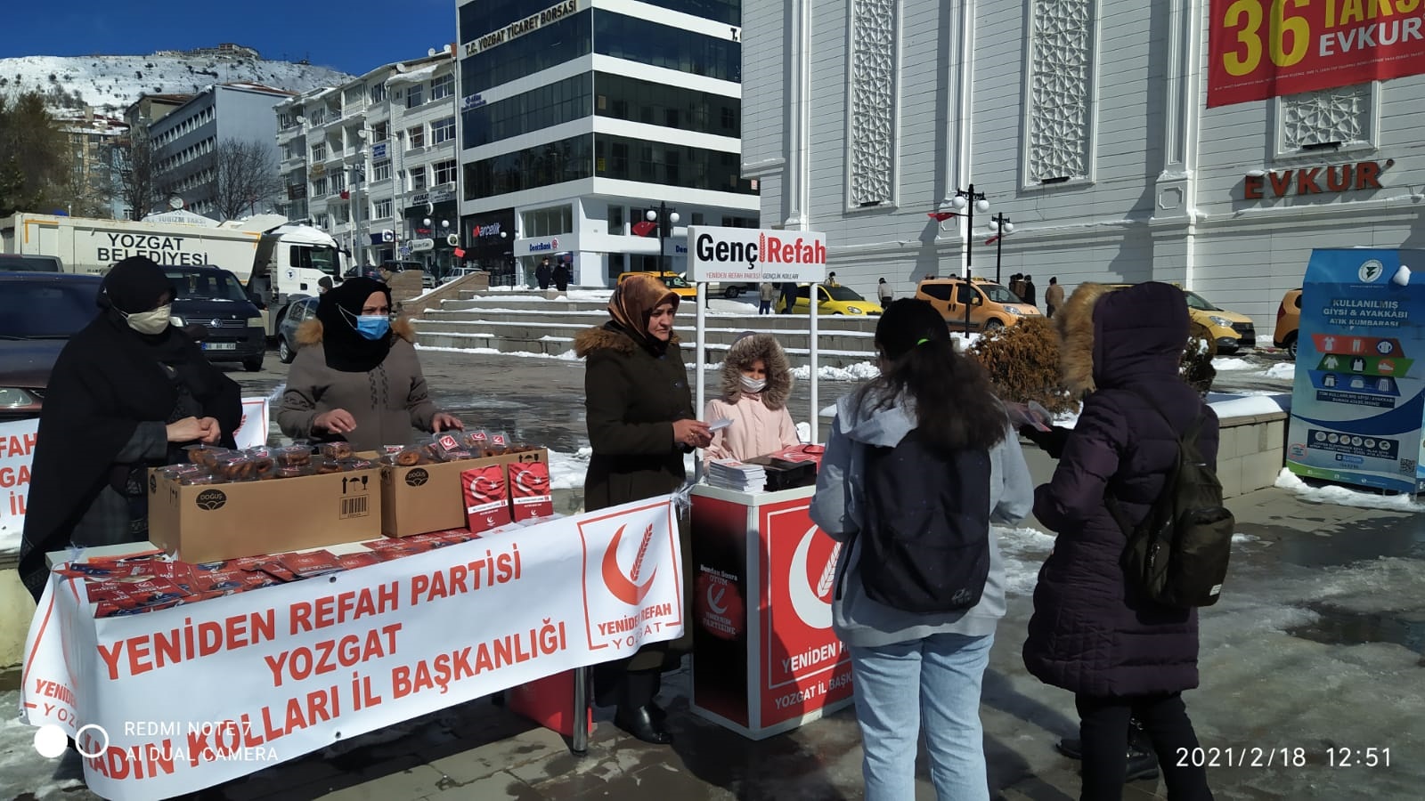 Yozgat Yeniden Refah Partisi Kadın Kolları başkanlığı tarafından Regaip kandili