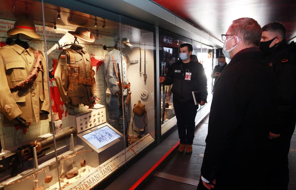 Çanakkale Savaşları’ndan kalma objelerin ve dijital gösterilerin yer aldığı Çanakkale