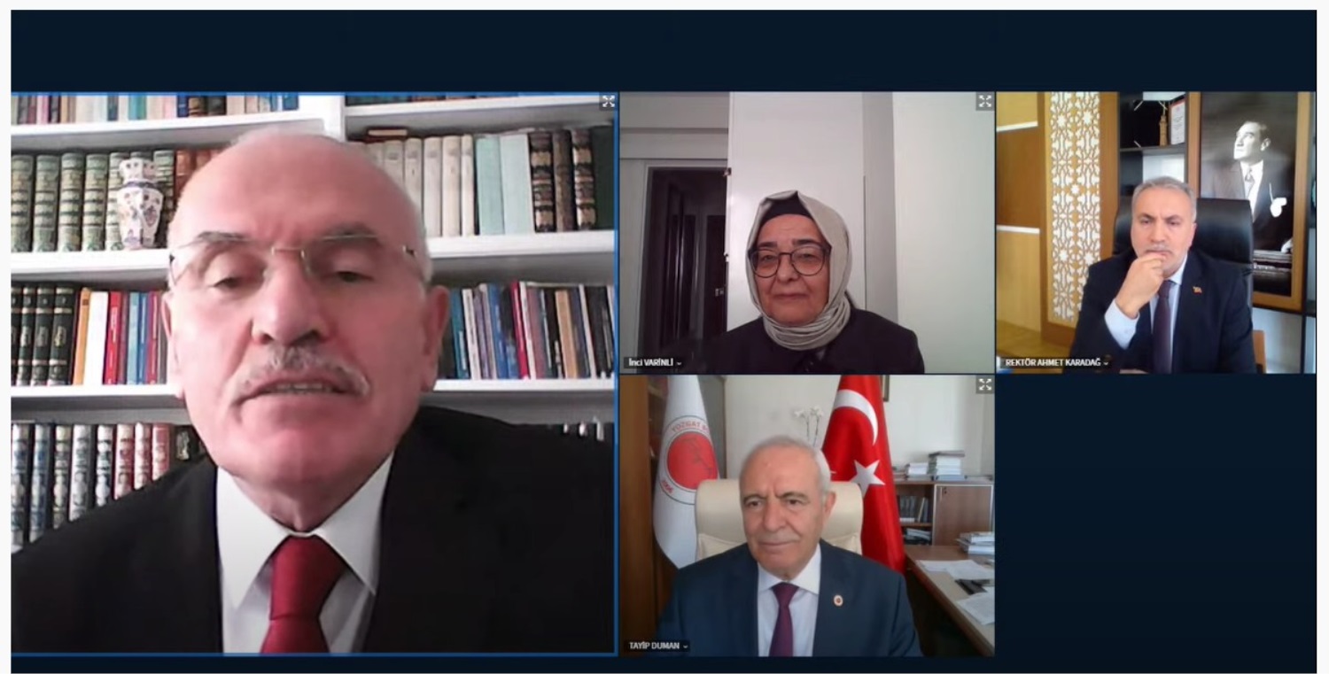 Yozgat Bozok Üniversitesinin 15. Yıl Kuruluş yıldönümü etkinlikleri kapsamında online