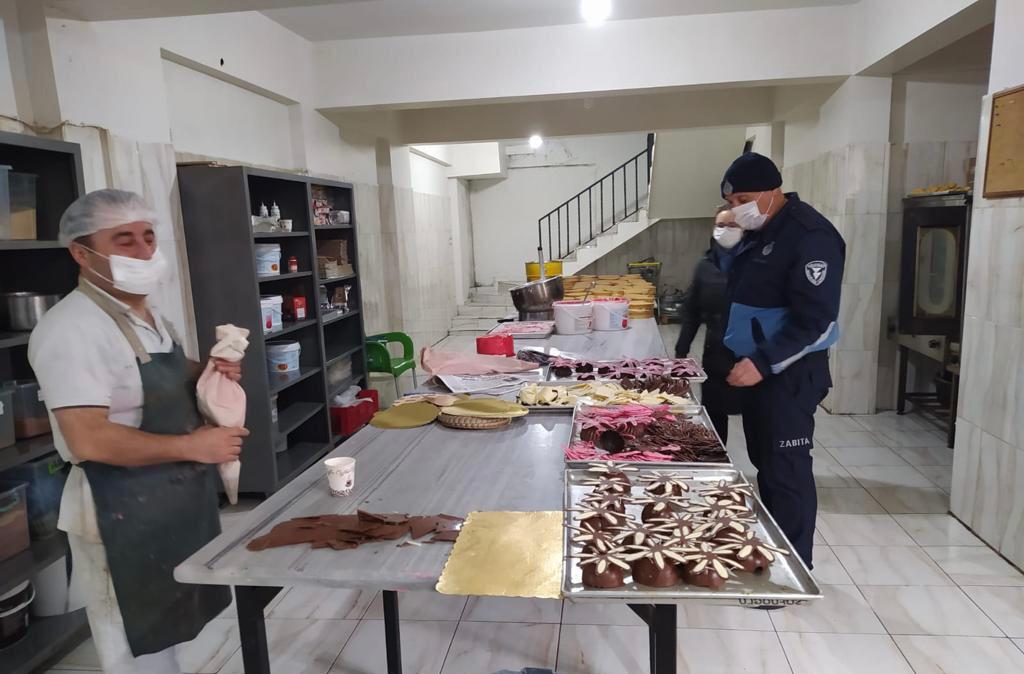 Yozgat Belediyesi Zabıta ekipleri tarafından, Yozgat’ta faaliyet gösteren fırın, pastane