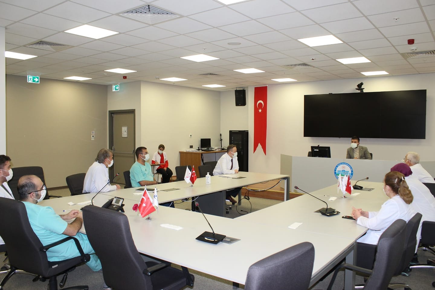 Yozgat Şehir Hastanesi 2021 yılı 46. Pandemi Kurul Toplantısı Başhekim