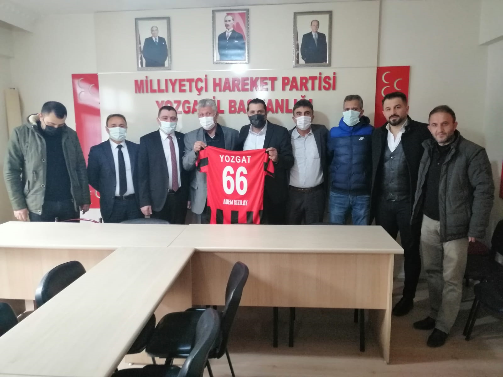 Yozgatspor 66 Masterler Derneği Başkan ve üyeleri, normalleşme dönemine geçilmesinin