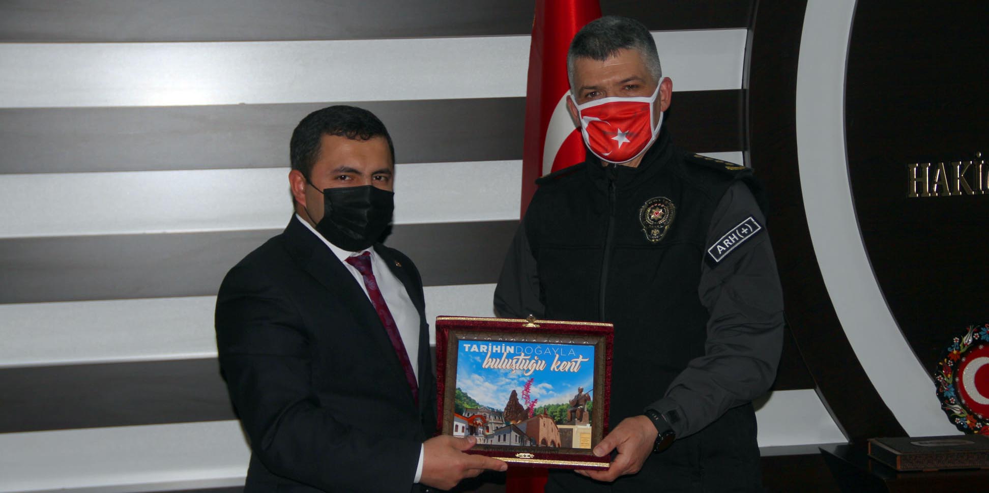 Yozgat İl Emniyet Müdürü Murat Esertürk, Akdağmadeni Belediye Başkanı Uzm.Dr.Nezih