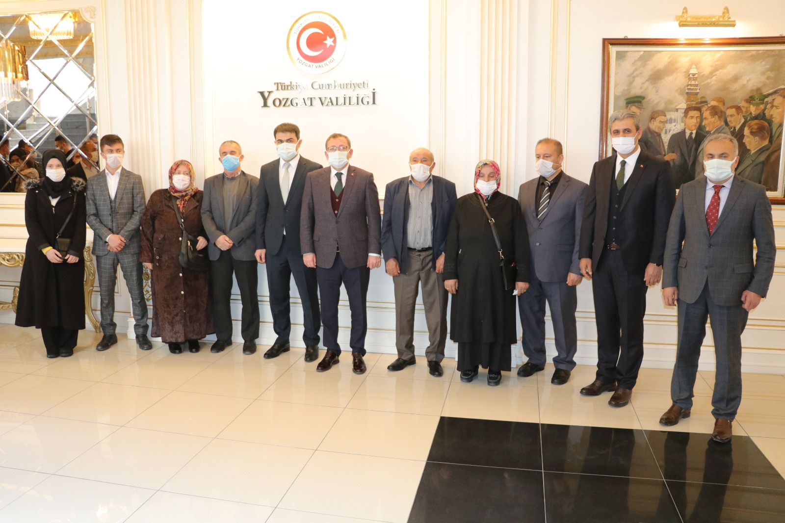 Yozgat'ta 3 şehit yakını ve 2 gaziye Cumhurbaşkanı Recep Tayyip