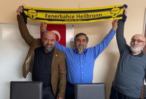 Almanya'nın  Badenwürtemberg eyaleti Heilboronn şehri Fenerbahçeliler Derneği Başkanı Talip Kuran,