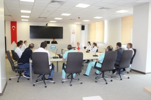 Yozgat Şehir Hastanesi Başhekimi Uzm. Dr. Mustafa Kozan ve yönetimi